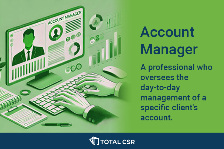 Image depicting the meaning of what an account manager does