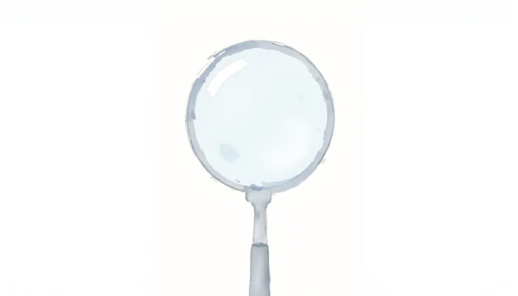 Employee dishonesty insurance analysis represented by a magnifying glass.